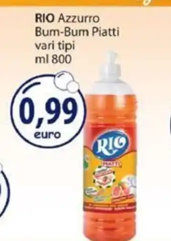 Acqua & Sapone Rio Azzurro Bum-Bum Piatti vari tipi 800 ml offerta