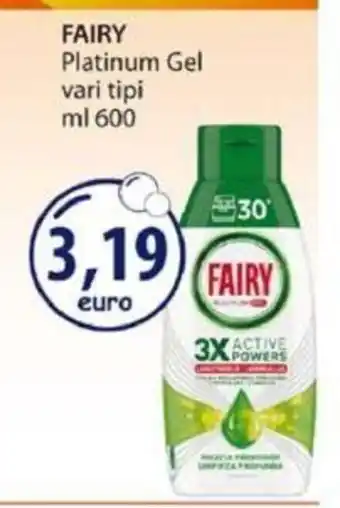 Acqua & Sapone Fairy Platinum Gel vari tipi 600 ml offerta