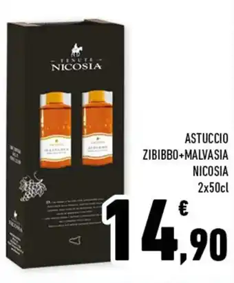 Conad Astuccio Zibibbo+Malvasia Nicosia 2x50cl offerta