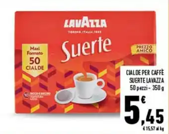 Lavazza Suerte Cialde per Caffè 50 pezzi 350g
