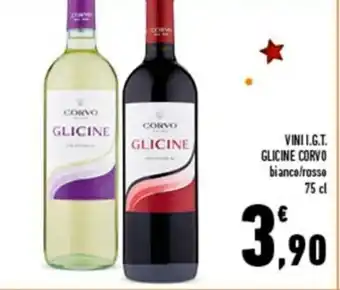 Conad City Corvo Glicine Vini I.G.T bianco/rosso 75cl offerta