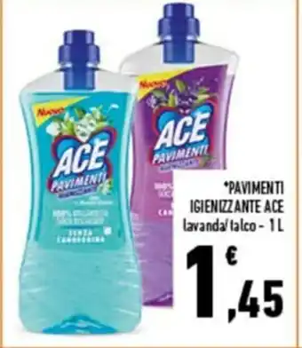 Conad City Ace Igienizzante Pavimenti lavanda/talco 1L offerta