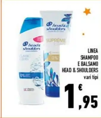Conad City Head & Shoulders Linea Shampoo E Balsamo vari tipi offerta