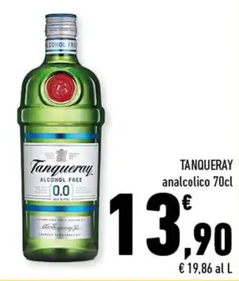 Conad Tanqueray analcolico 70cl offerta