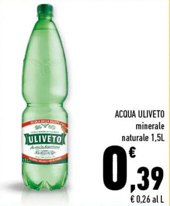 Conad Uliveto Acqua minerale naturale 1,5L offerta