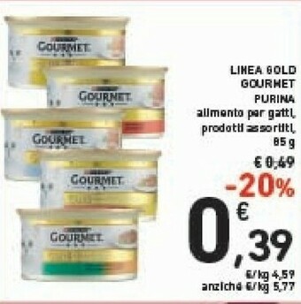 Conad Purina Linea Gold Gourmet Alimento Per Gatti offerta