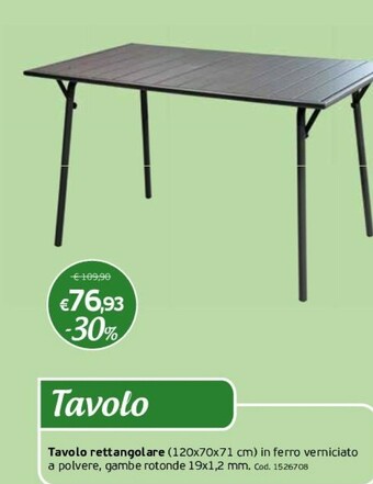 GRANCASA Tavolo Rettangolare offerta