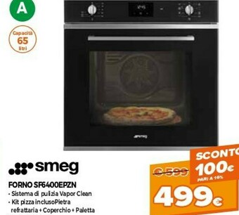 GRANCASA Smeg SF6400EPZN Forna 65 L A offerta