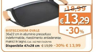 Bistecchiera Ovale