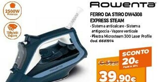Rowenta DW4308 Ferro Da Stiro Express Steam 2500 W