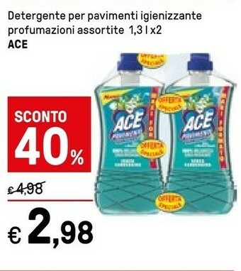 Iper La Grande Ace Detergente Per Pavimenti Igienizzante offerta