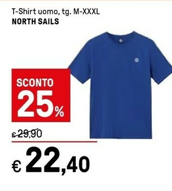 Iper La Grande North Sails T-shirt Uomo M-xxxl offerta