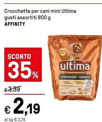 Iper La Grande Ultima Crocchette Per Cani Mini Con Pollo offerta