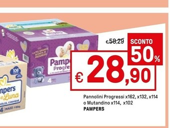 Iper La Grande Pampers Pannolini Progressi offerta