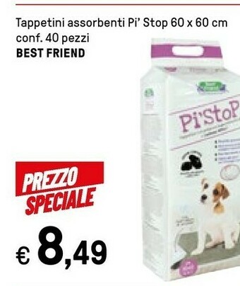 Best Friend Tappetini Assorbenti Pi'stop