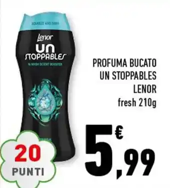 Conad Lenor Profuma Bucato Un Stoppables fresh 210g offerta