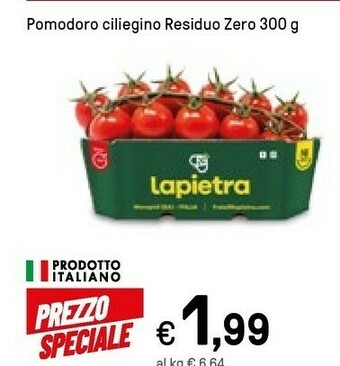 Iper La Grande Lapietra Pomodoro Ciliegino Residuo Zero offerta
