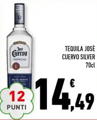 Conad Tequila Josè Cuervo Silver 70cl offerta