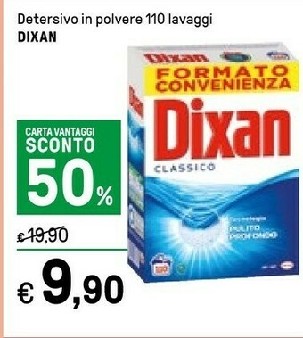 Iper La Grande Dixan Detersivo In Polvere 110 Lavaggi offerta