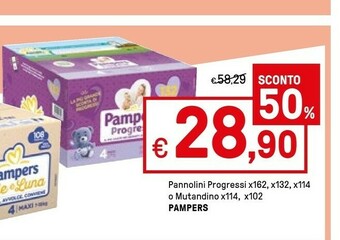 Iper La Grande Pampers Pannolini Progressi offerta