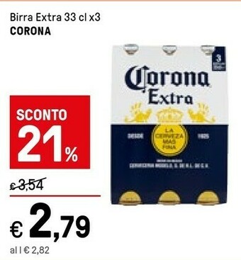 Iper La Grande Corona Extra Birra offerta