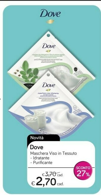 Idea bellezza Dove Maschera Viso Idratante offerta