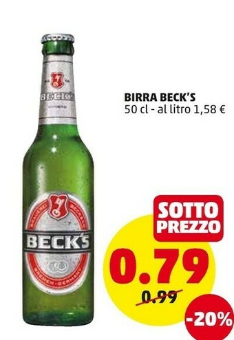 PENNY Beck's - Birra 500 G(ml) offerta
