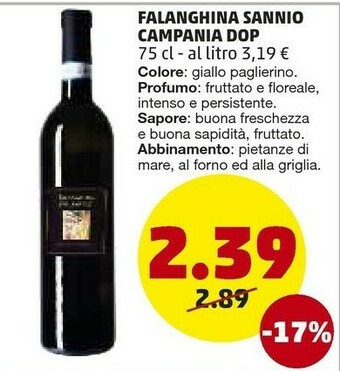 PENNY Rubino Falanghina Sannio Campania Dop offerta