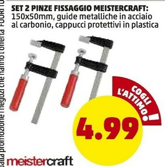 PENNY Meistercraft Set 2 Pinze Fissaggio offerta