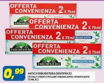 Risparmio Casa Erboristeria Antica Dentifricio Fresco Polare offerta