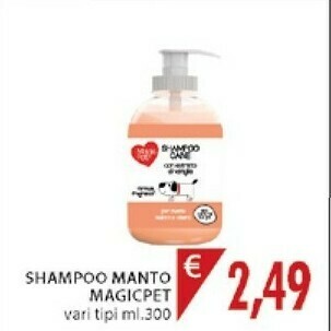 Mercatò Magicpet Shampoo Mante offerta
