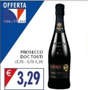 Mercatò Tosti Prosecco Doc offerta