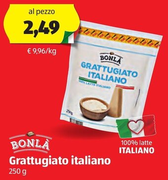 Bonlà Grattugiato italiano 250 g