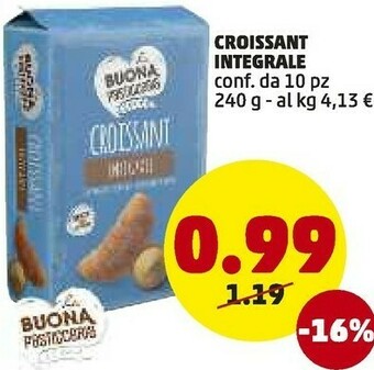 PENNY Croissant Integrale offerta