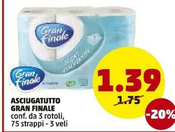 PENNY Gran Finale Asciugatutto offerta
