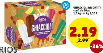 PENNY Rios Ghiaccioli offerta