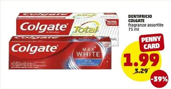 PENNY Colgate Dentifricio offerta
