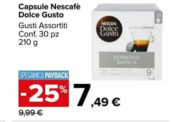 Carrefour Market Capsule nescafè dolce gusto 210 g offerta
