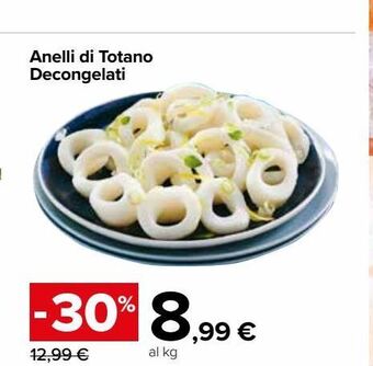 Carrefour Market Anelli di totano decongelati offerta