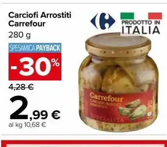 Carrefour Market Carciofi arrostiti carrefour 280 g offerta