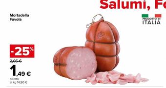 Carrefour Market Mortadella favola offerta