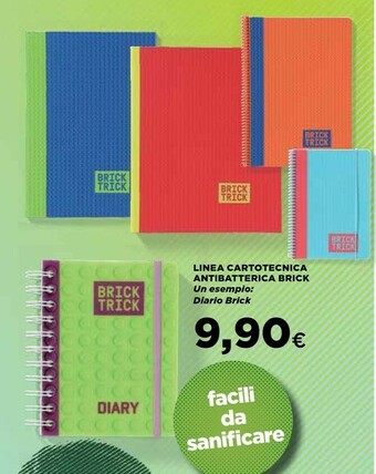 Coop Brick Linea Cartotecnica Antibatterica offerta