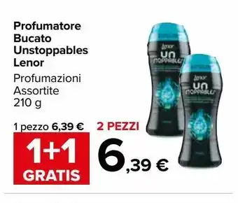 Carrefour Market Profumatore bucato unstoppables lenor 210 g offerta