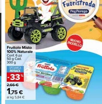 Carrefour Market Fruttolo misto 100 % naturale 300 g offerta