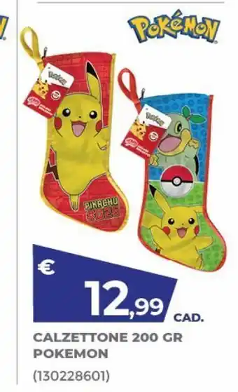 Toys Center Calzettone 200 gr pokemon offerta