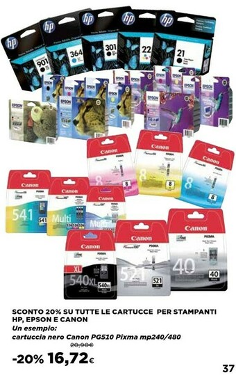 Coop HP Cartuccia Nero Canon Pg510 Pixma offerta