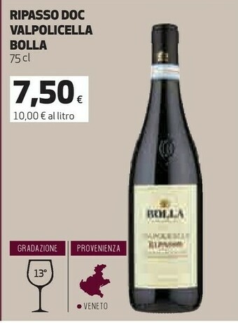 Coop Bolla - Valpolicella Ripasso 750 G(ml) offerta