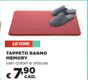 Coop Le Cose Tappeto Bagno Memory offerta