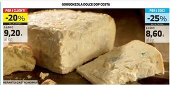 Coop Costa Gorgonzola Dolce DOP offerta
