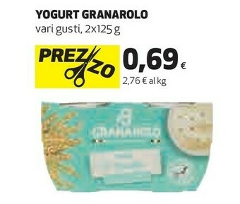 Coop Granarolo Yogurt Cremoso 250 G(ml) offerta
